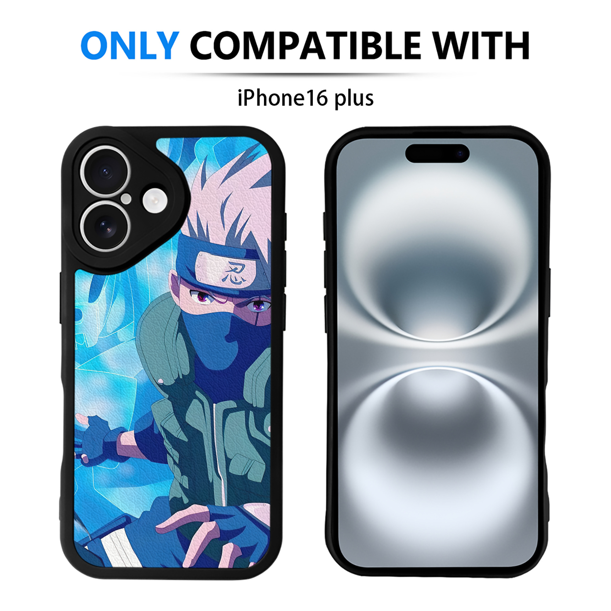 （画像用） NARUTO -ナルト- NARUTO -ナルト- 疾風伝 【iPhone 16シリーズ対応】シリコンスマホケース（レザー調） 材質：シリコン